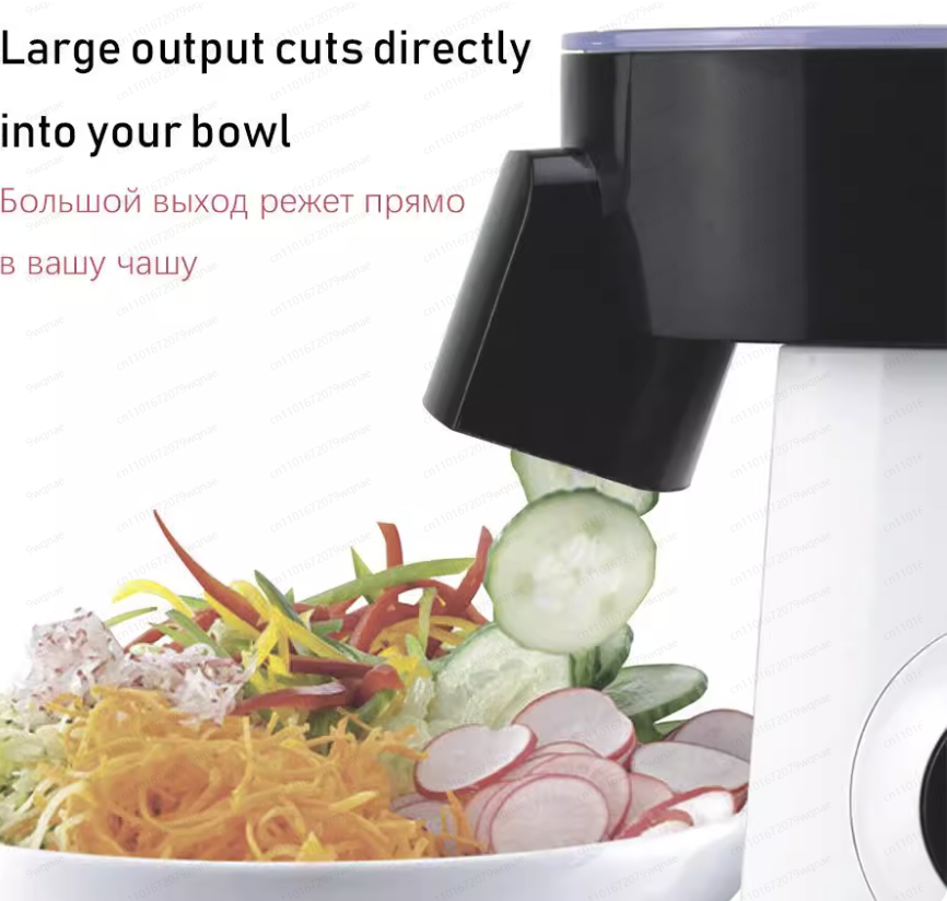 Meal Prep Healthy - Neuer Multifunktionaler Elektrischer Salatbereiter – Haushalts-Gemüseschneider