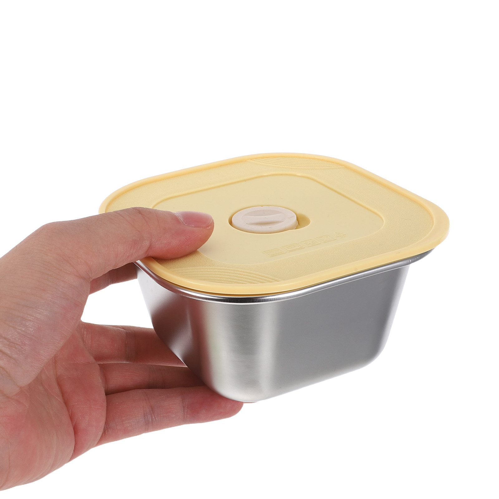 Meal Prep Container - 3-teiliges Set aus Edelstahl-Snackbehältern, stapelbar, auslaufsicher,