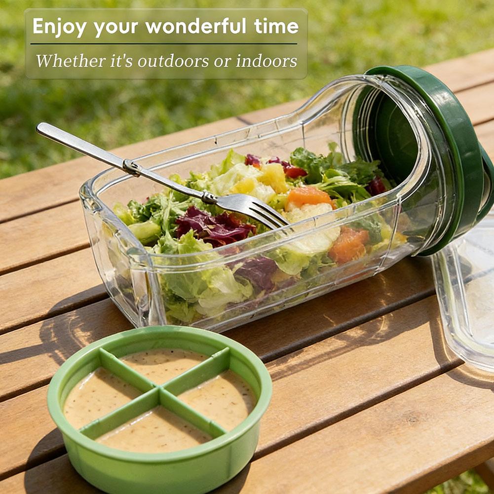 Tragbarer Salatbehälter mit Ga – Meal Prep Container Bewertung und Preis