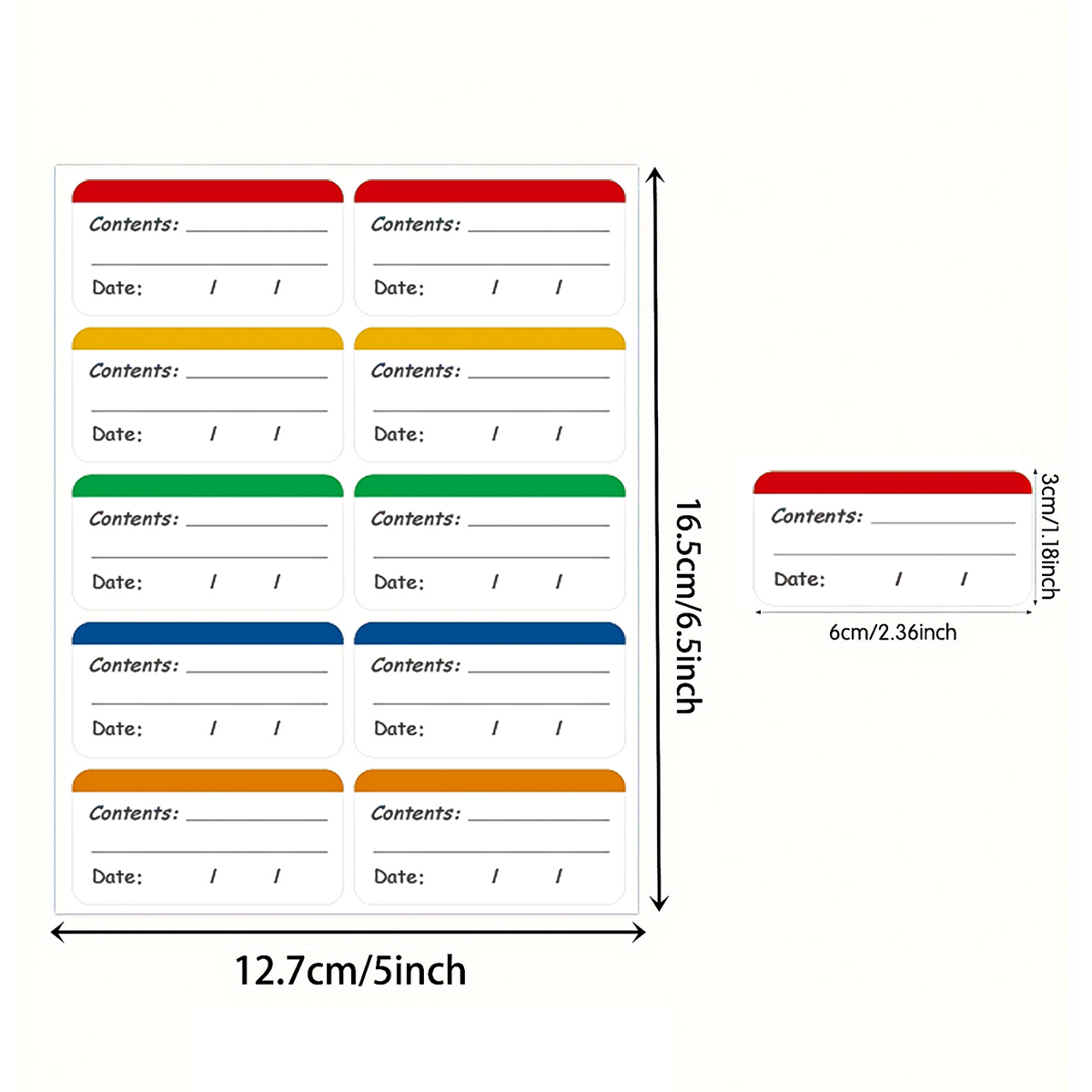 100 Stück Gefrierfach-Etikette – Meal Prep Frozen Bewertung und Preis