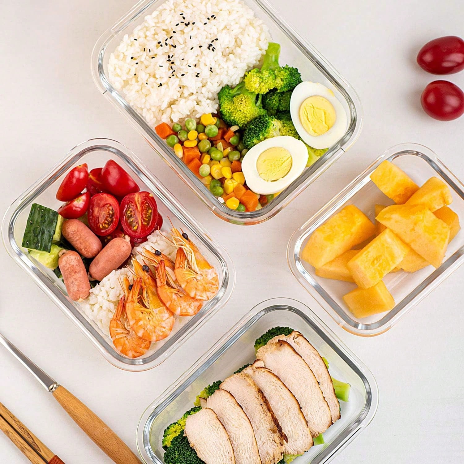 10er-Pack Glas-Mahlzeitbehälte – Meal Prep Container Bewertung und Preis