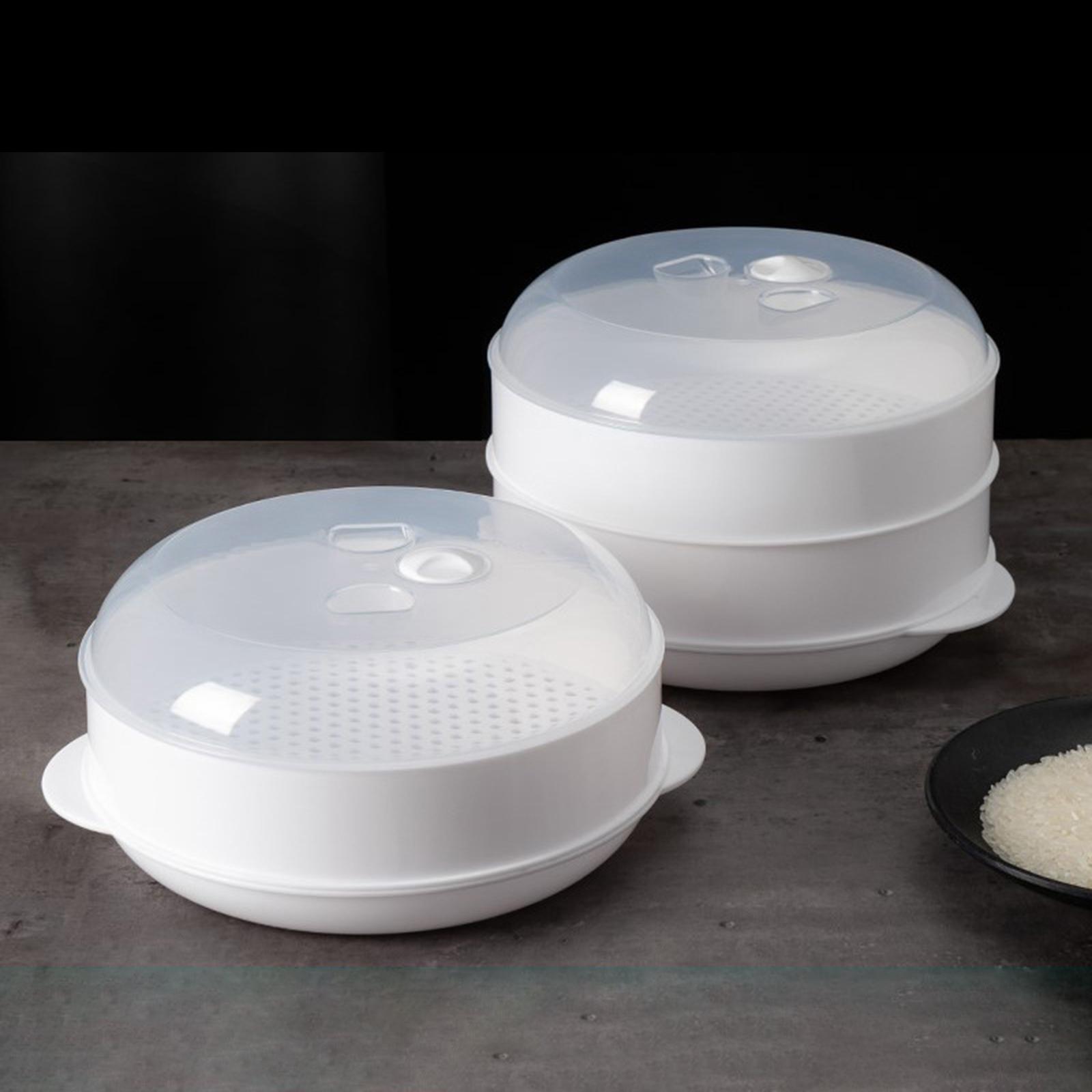 Stapelbarer Mikrowellen-Dampfg – Meal Prep Healthy Bewertung und Preis