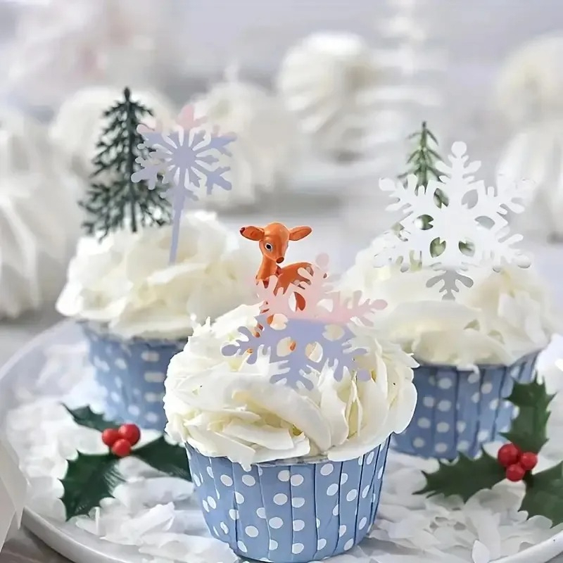 16 Stück Schneeflocken-Cupcake – Meal Prep Frozen Bewertung und Preis
