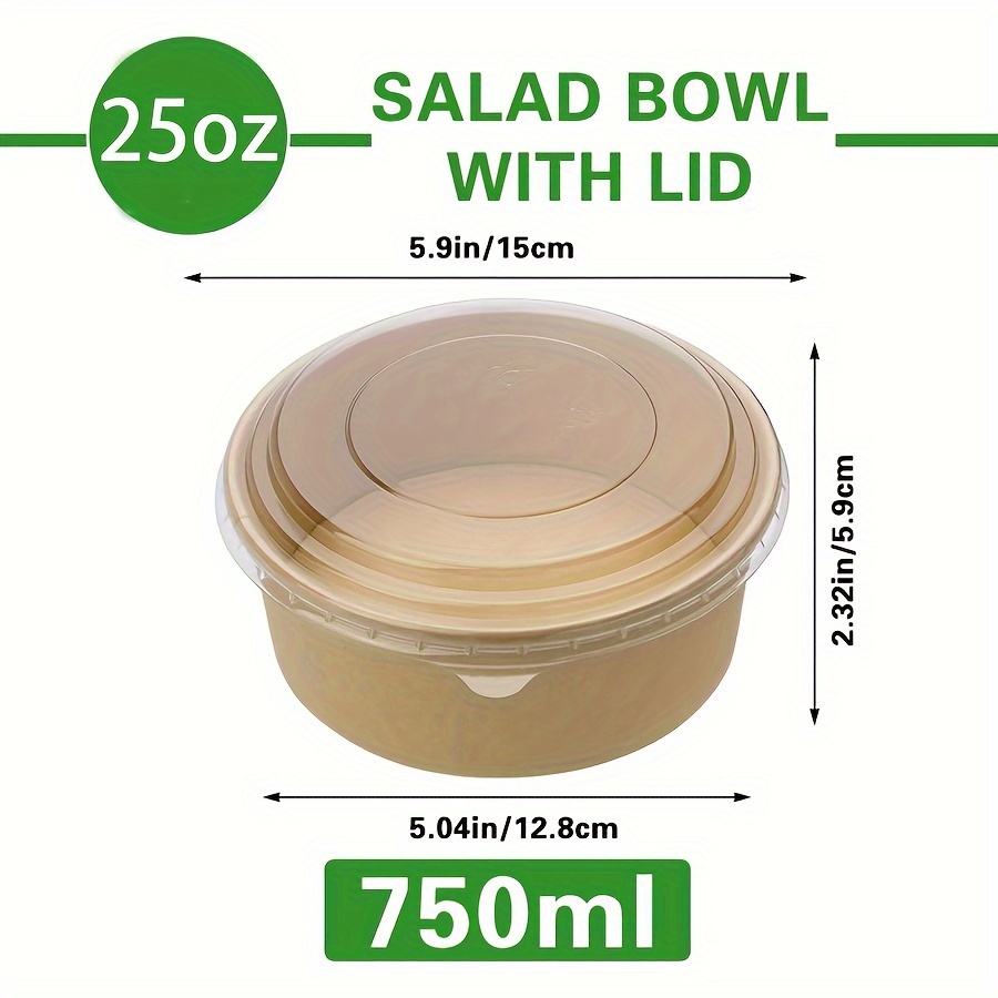 25 Unzen/750 ml 25/50er-Pack P – Meal Prep Container Bewertung und Preis