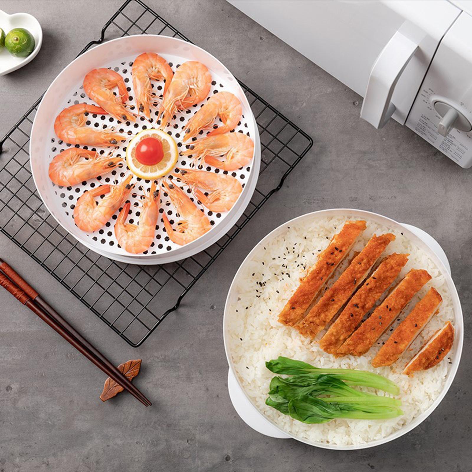 Stapelbare Mikrowellen-Dämpfsc – Meal Prep Healthy Bewertung und Preis