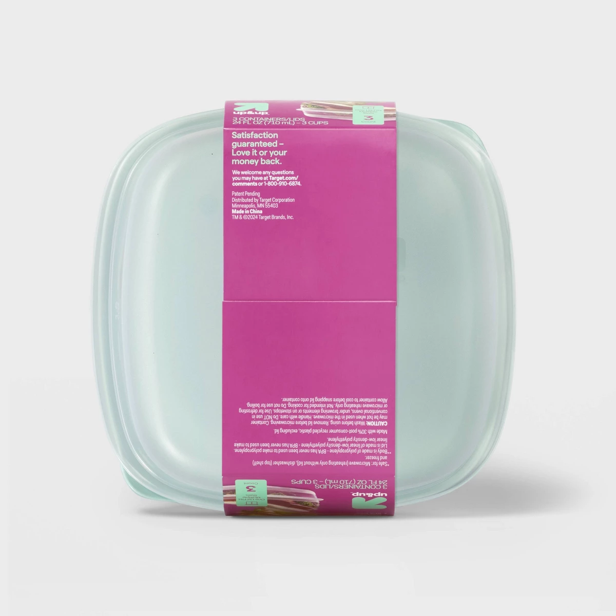 2026 Neu 3er-Pack 24oz Quadrat – Meal Prep Container Bewertung und Preis